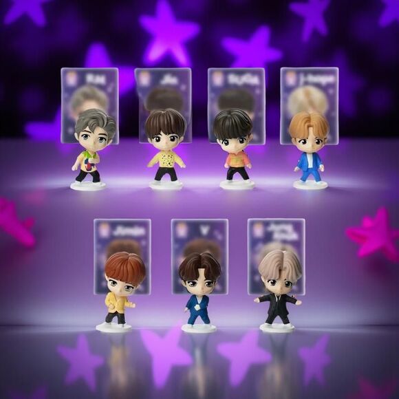 New 2025 McDonald's TinyTan x BTS Complete Set of Happy Meal Toy Figures - Picture 1 of 6